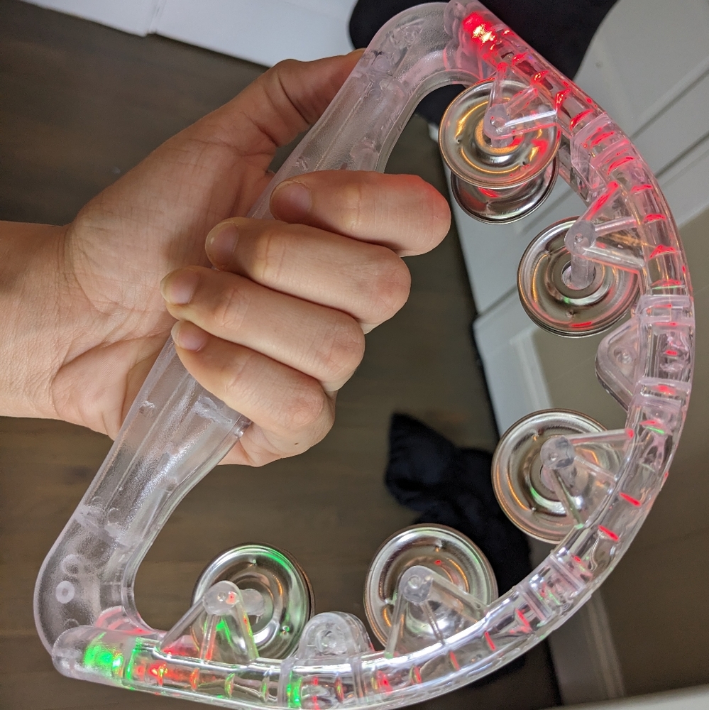 Light up tambourine